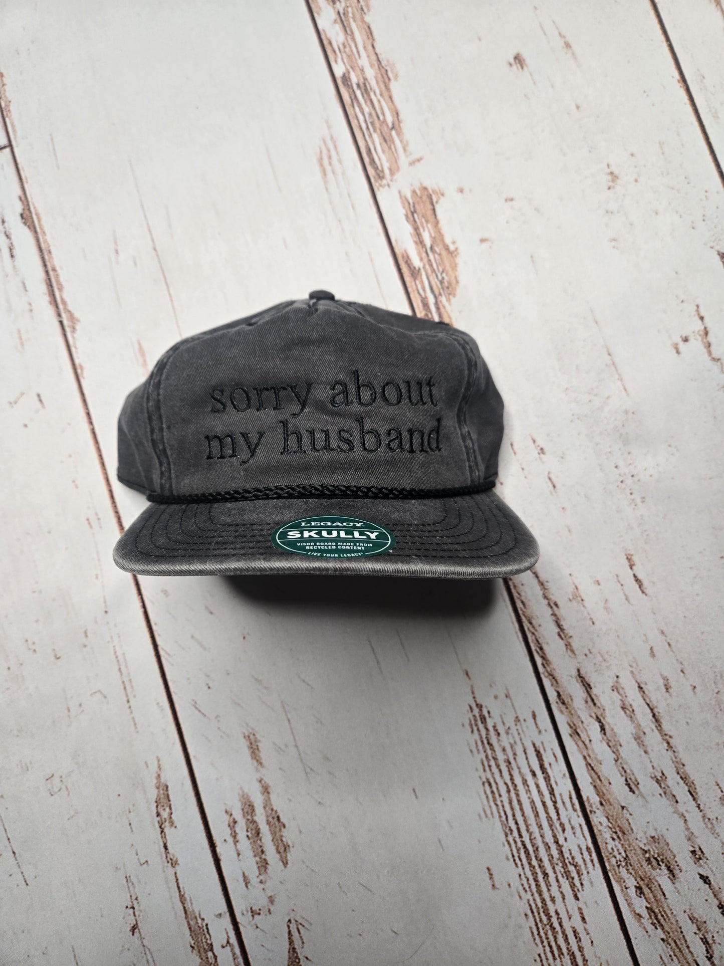 Sorry About My Husband Scully Rope Hat