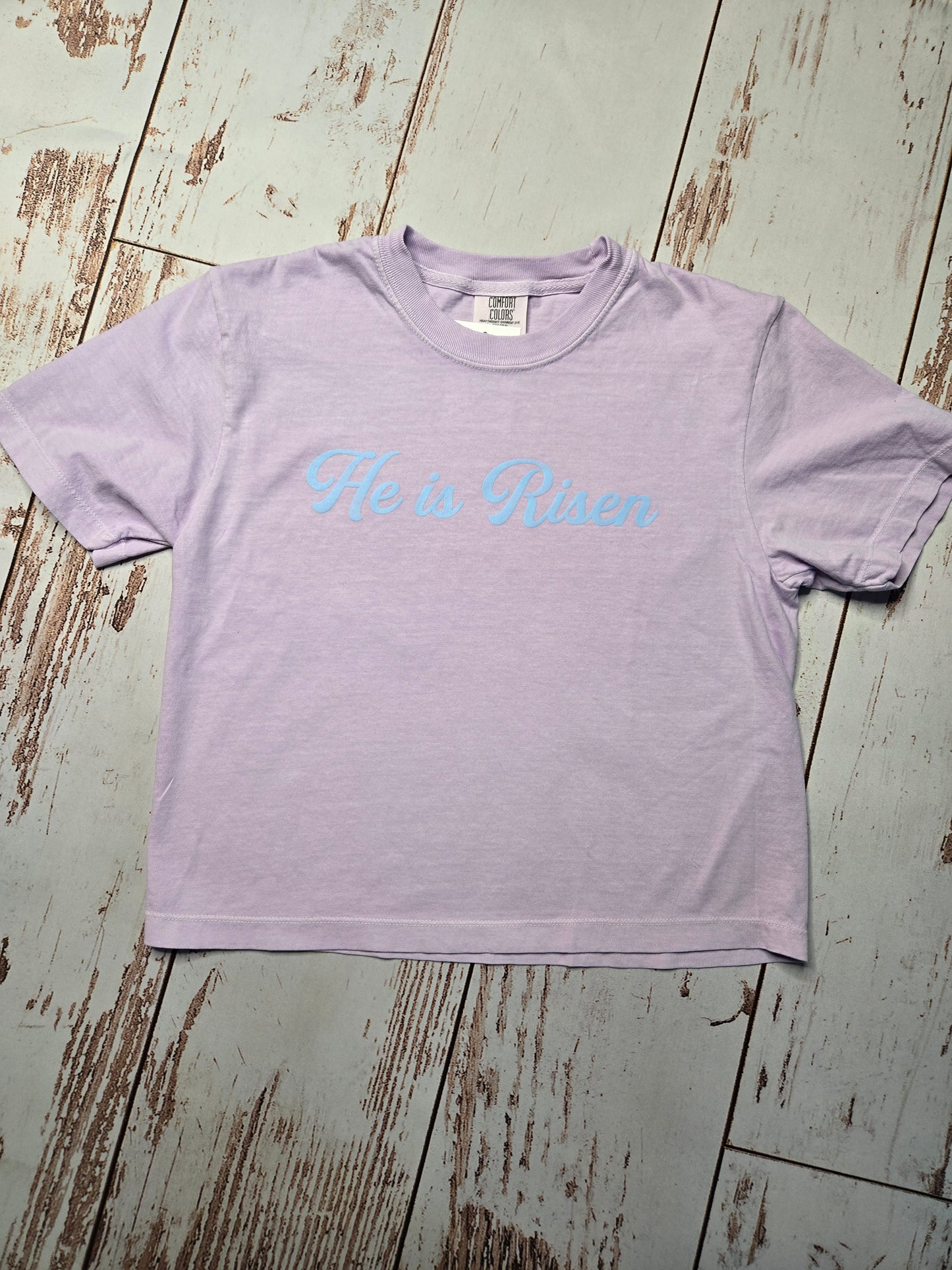 He Is Risen Cropped T-Shirt