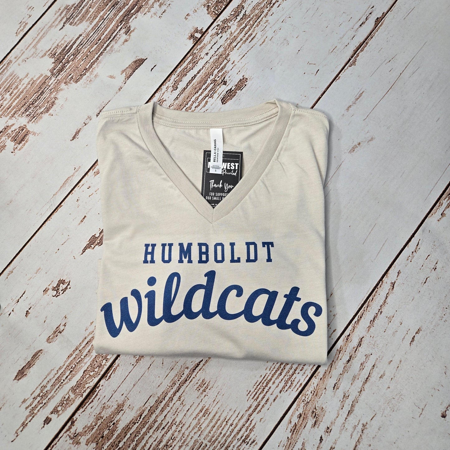 Humboldt Wildcats Bella+Canvas V-Neck