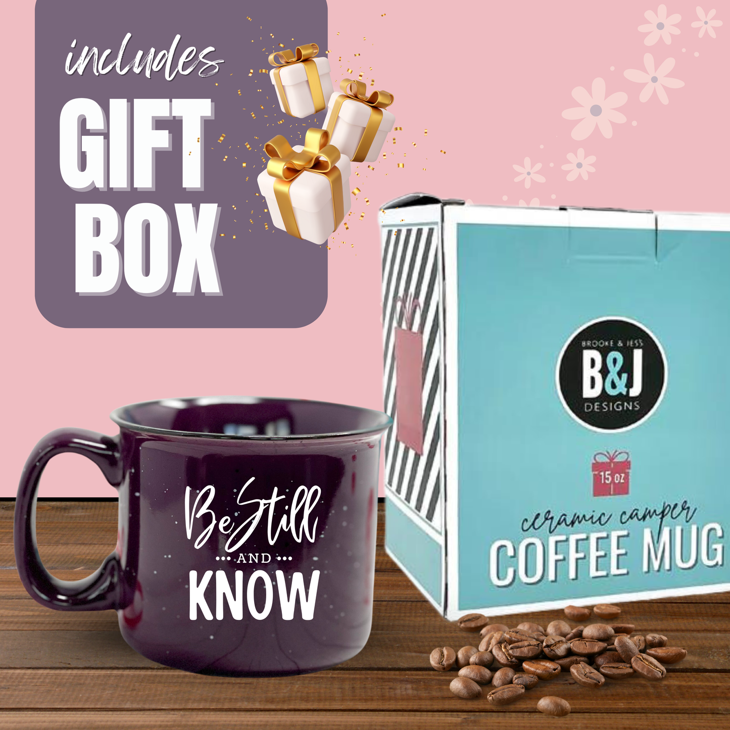 Inspirational & Religious 15 oz Ceramic Camper Coffee Mug