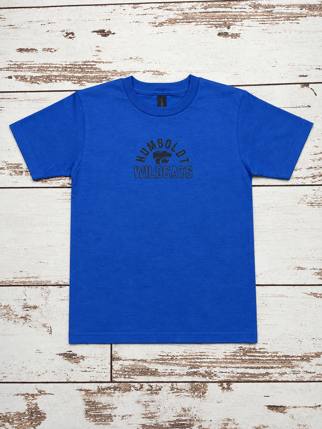 Youth Blue Humboldt Wildcats Tee