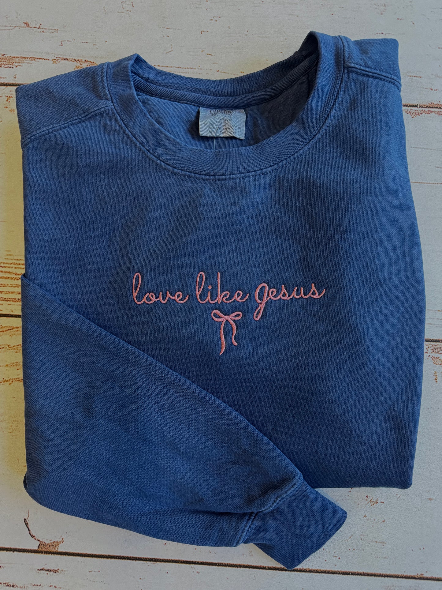 Love Like Jesus Comfort Colors Crewneck