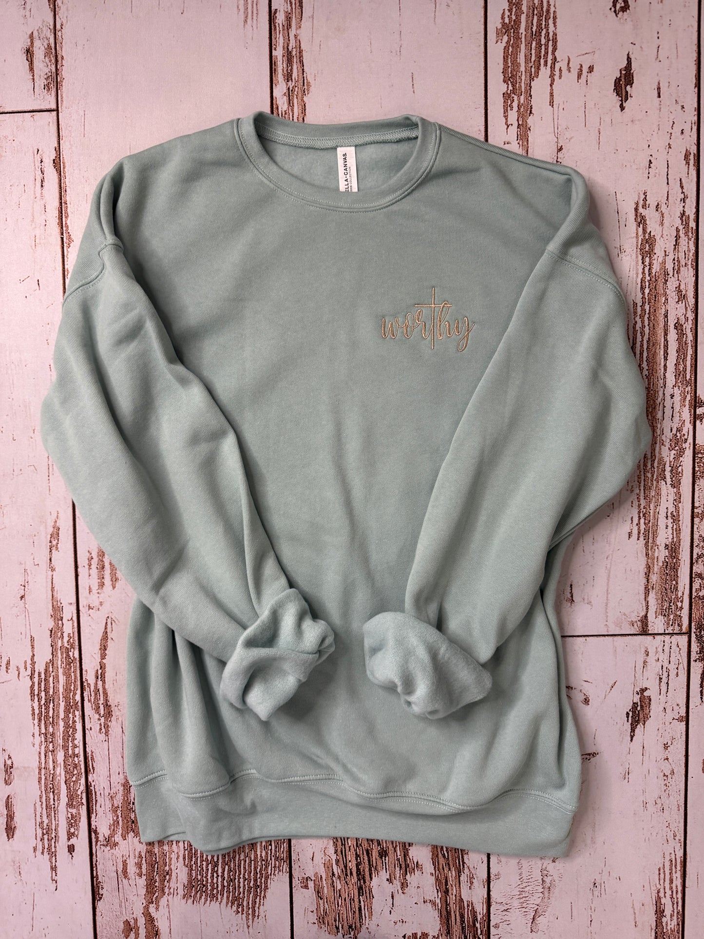Worthy Embroidery Fleece Crewneck