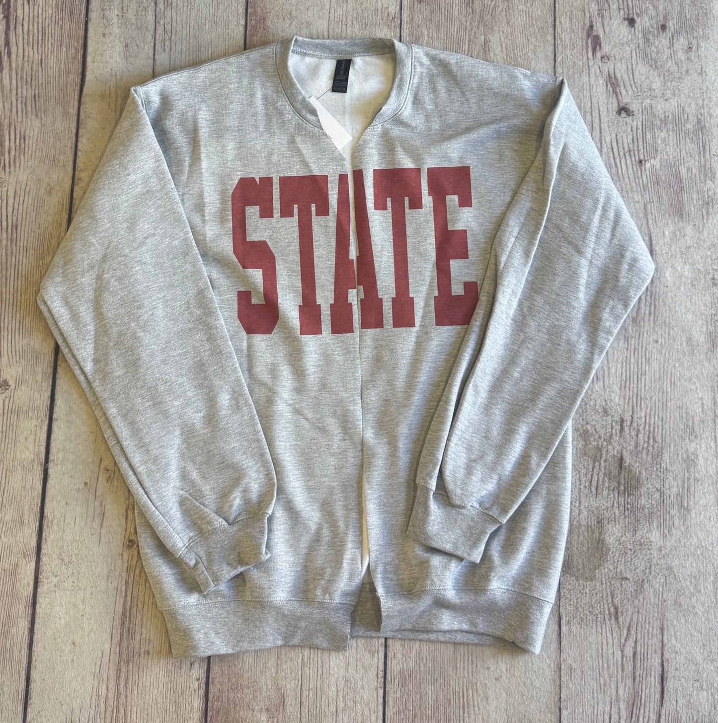 State Cut Crewneck- In Stock