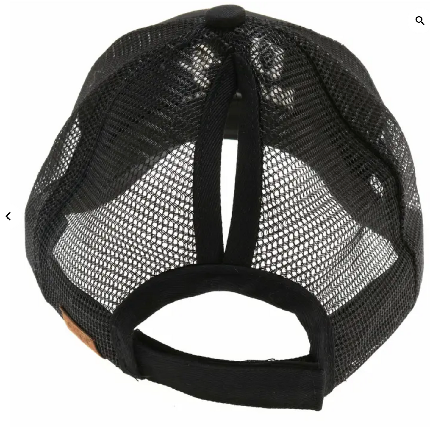 Dog Mom Embroidered High Ponytail CC Ball Cap