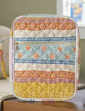 Mary Multicolor Floral Quilted Bible Cover