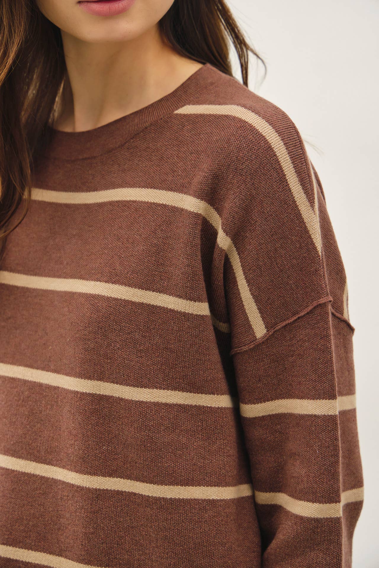 Stripe Crewneck Sweater