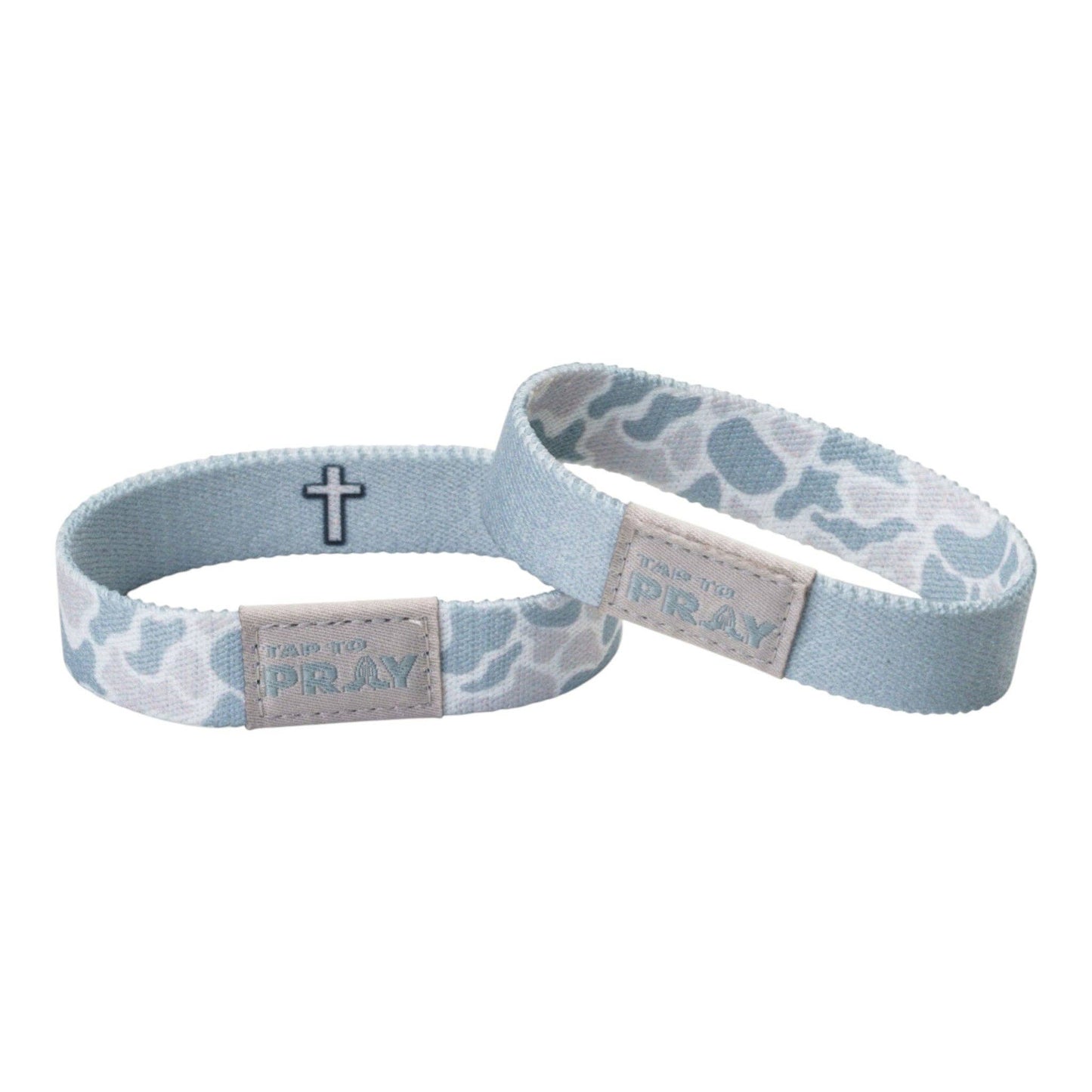 Tap To Pray® Wristband – River Rock Camo - Aspen