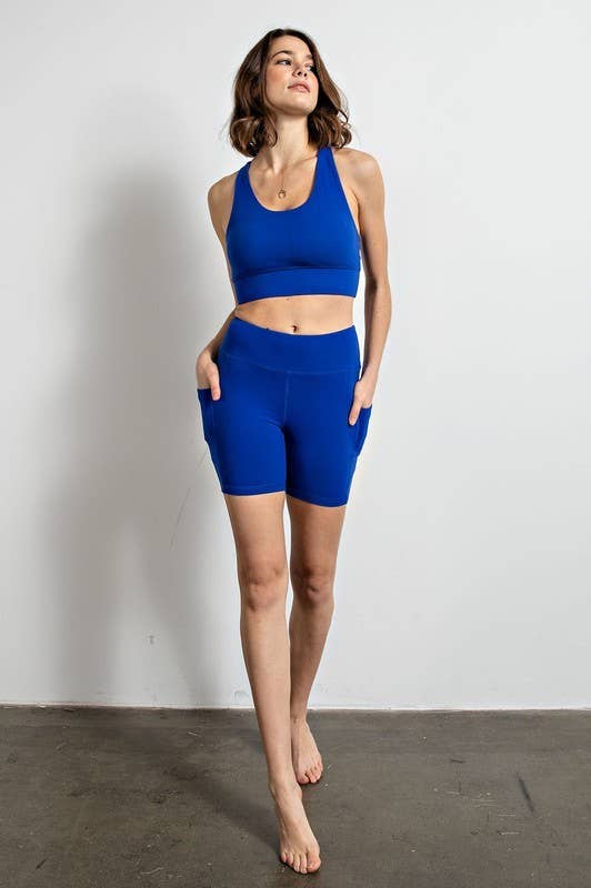 Butter Soft 6 Inch Biker Short with Pockets