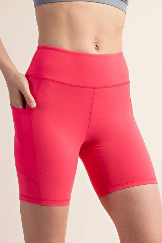 Butter Soft 6 Inch Biker Short with Pockets