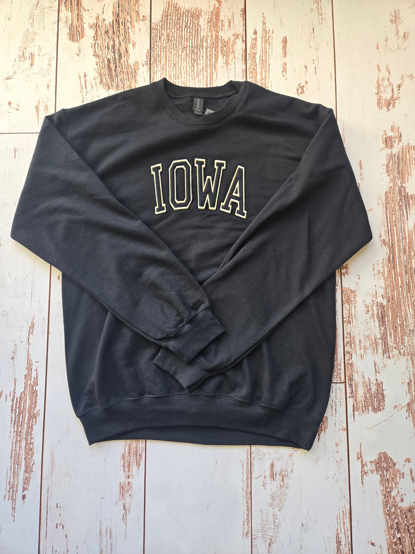 Iowa Inside Out Embroidered Crewneck