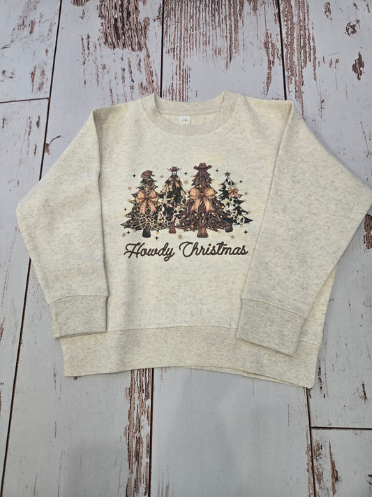 Youth Howdy Christmas Crewneck