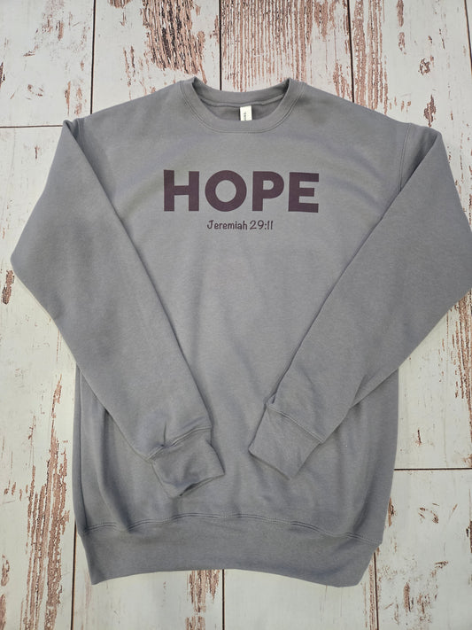 Hope | Jeremiah 29:11 Crewneck