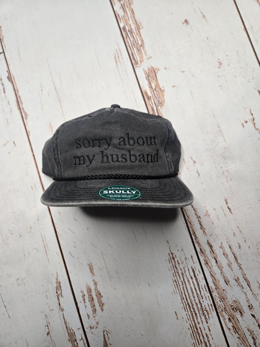 Sorry About My Husband Scully Rope Hat