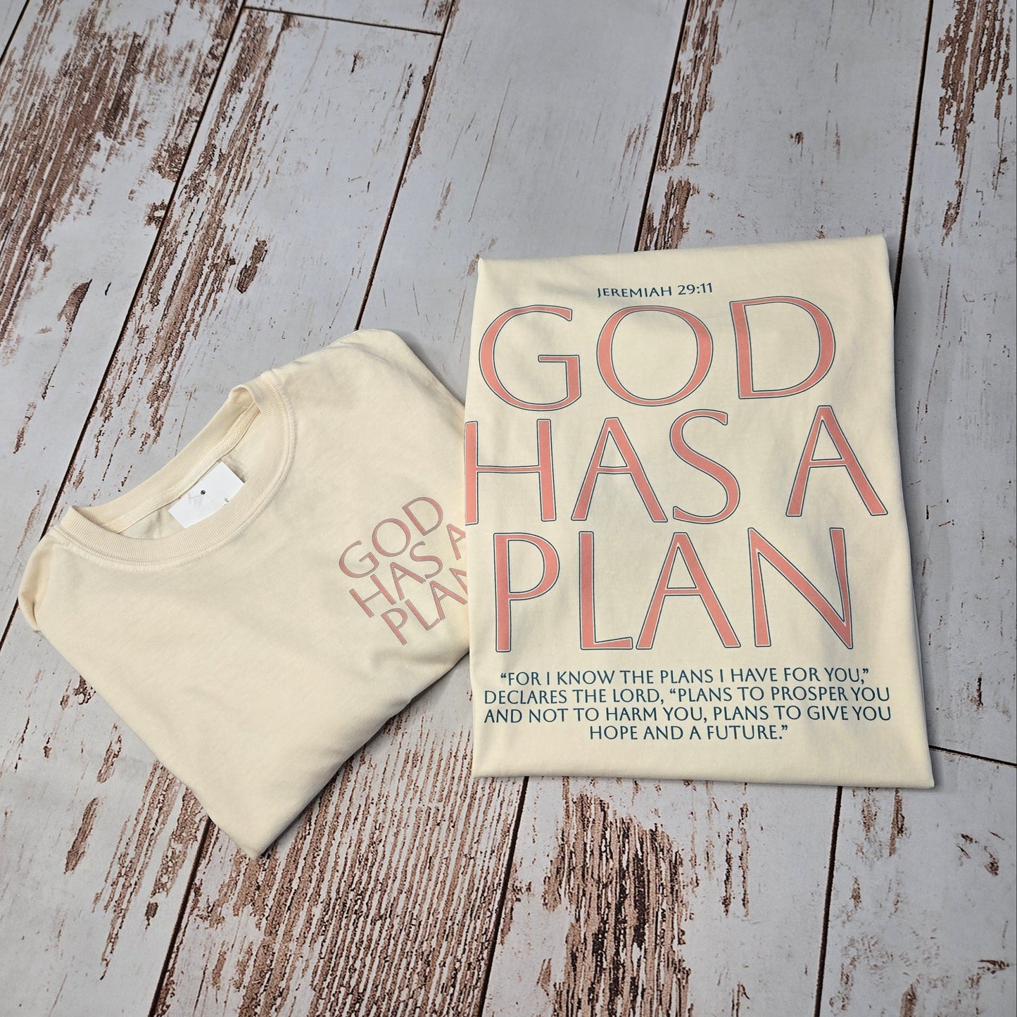 God Has A Plan Comfort Colors T-Shirt
