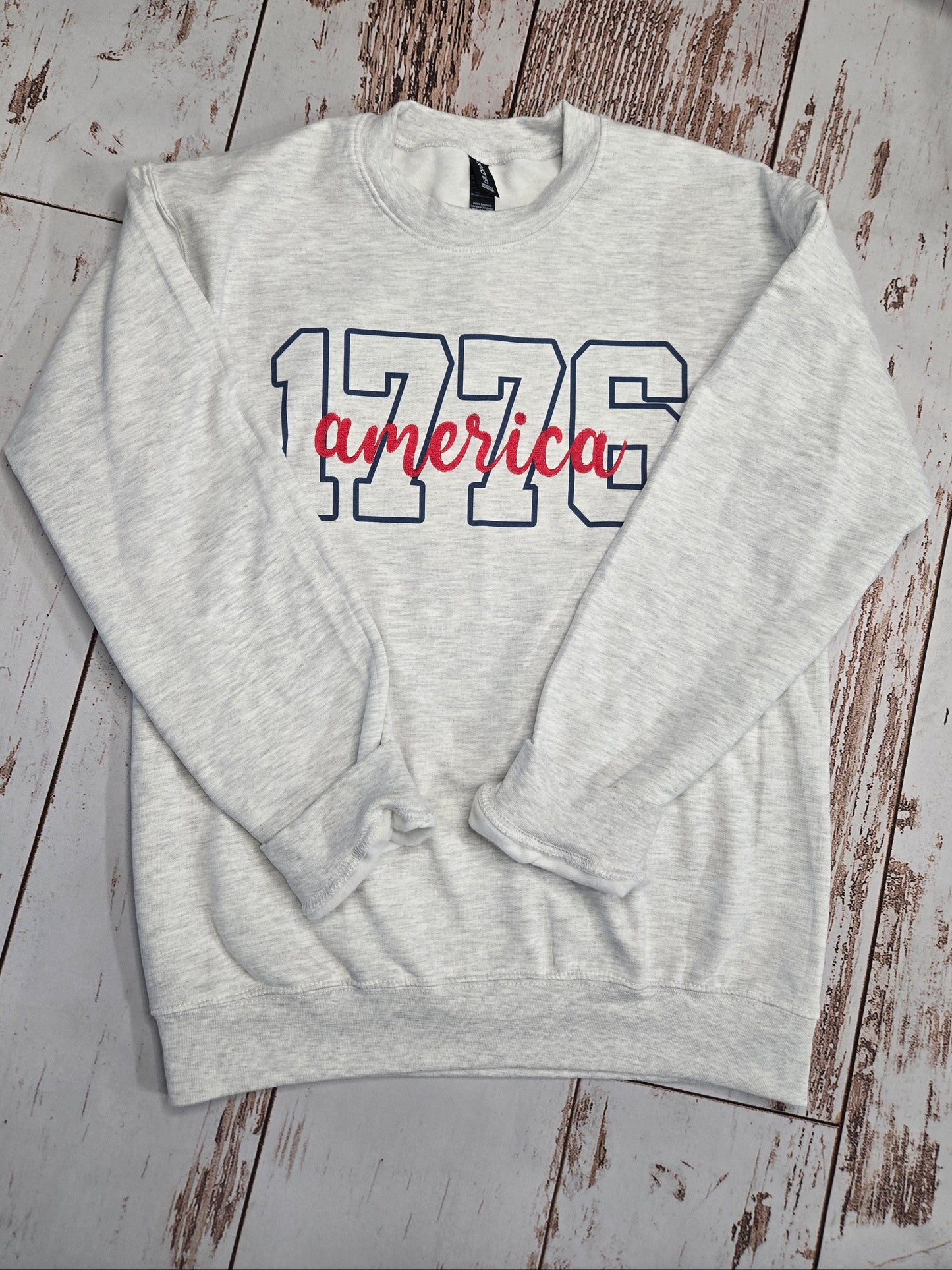 America 1776 Multi Media Gildan Crewneck
