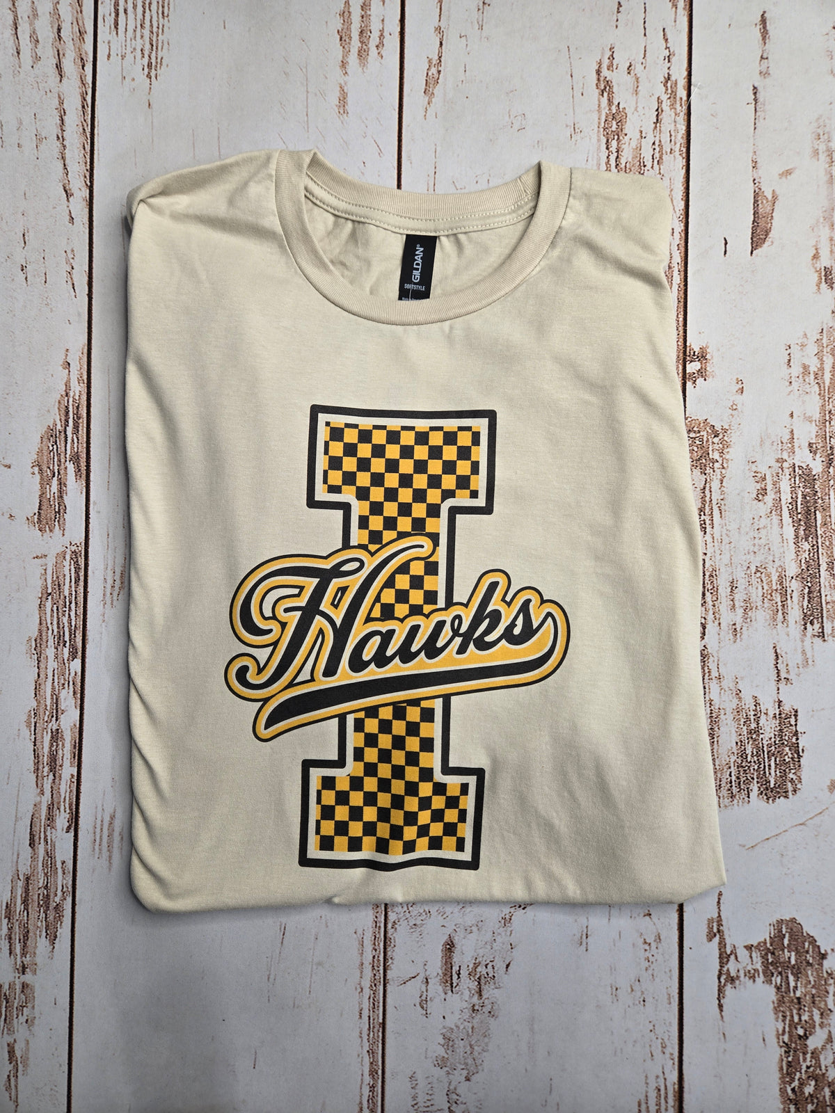 Gildan t-Shirt  | Hawks Checkered