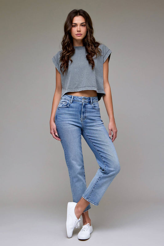 Medium Dark Clean Stretch 28" Inseam Straight