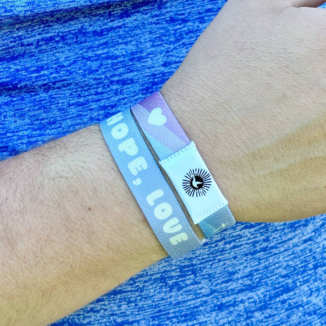 Faith Hope Love NFC Bible Verse Bracelet