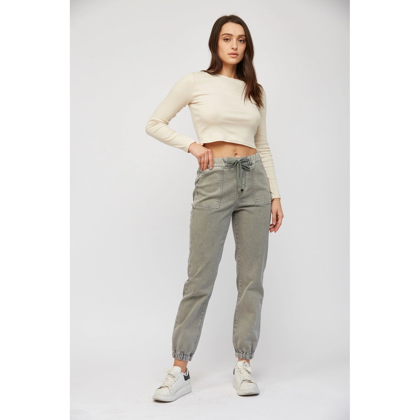 High Rise Crop Jogger