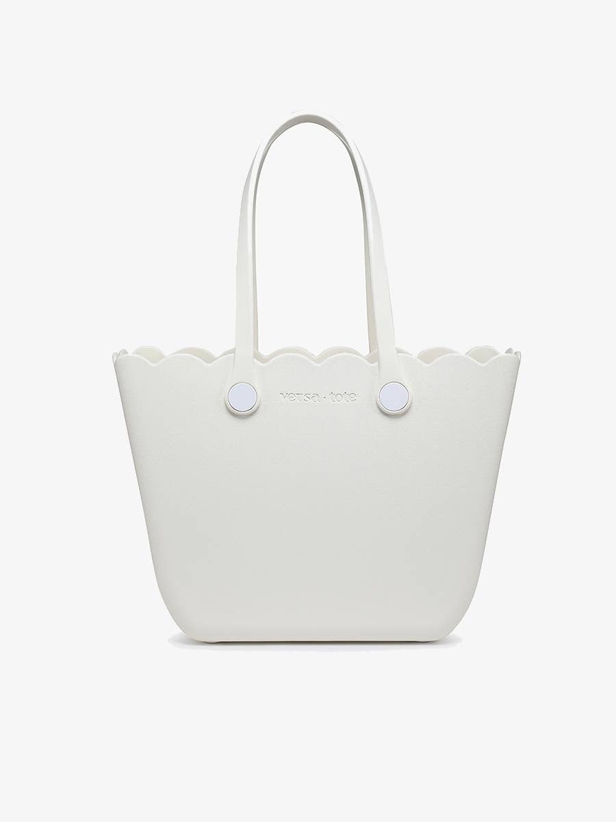 Rose Scalloped Versa Tote w/ Interchangeable Straps
