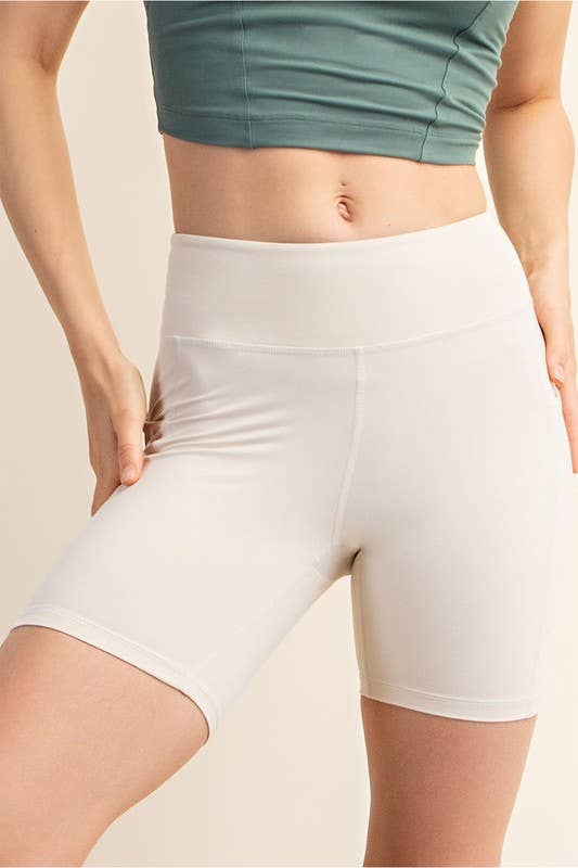 Butter Soft 6 Inch Biker Short with Pockets