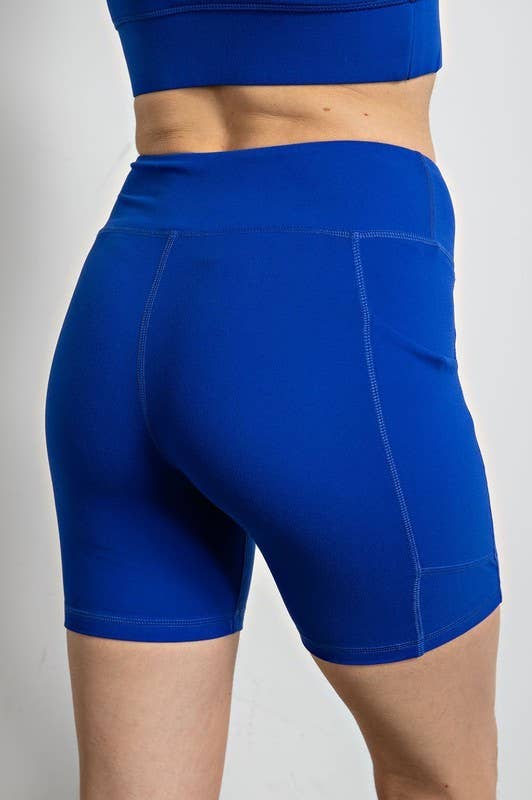 Butter Soft 6 Inch Biker Short with Pockets