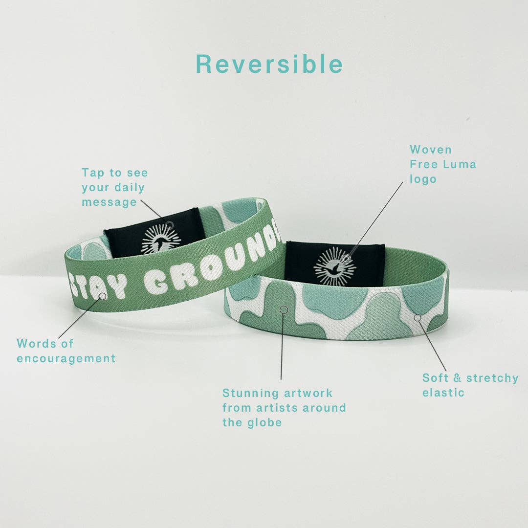 Stay Grounded NFC Positivity Bracelet