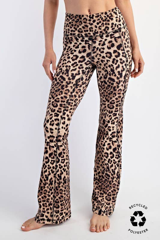 Butter Soft Animal Printed Flared Leggings