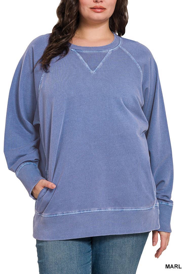 Plus French Terry Pullover