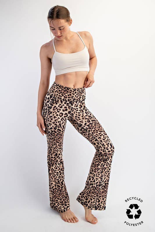 Butter Soft Animal Printed Flared Leggings