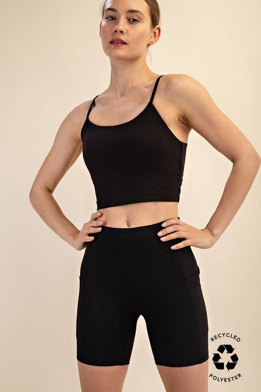 Butter Soft 6 Inch Biker Short with Pockets