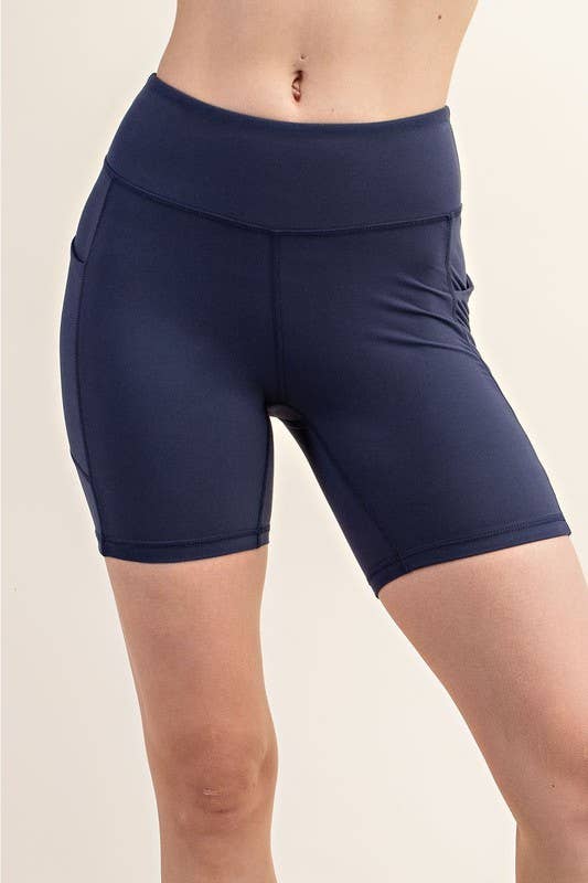 Butter Soft 6 Inch Biker Short with Pockets