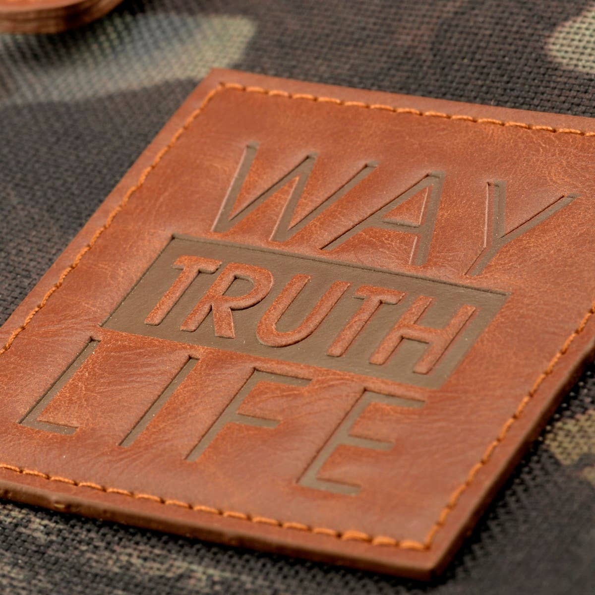 Bible Cover Organizer Tri-fold Camouflage Way Truth Life