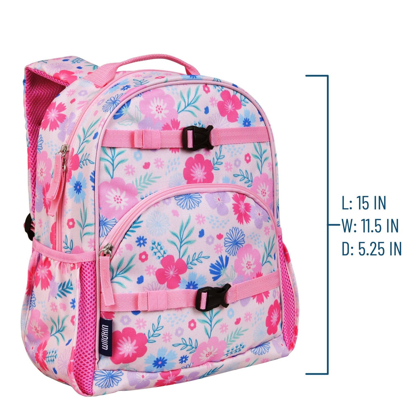 Pink Floral Medium Eco Backpack - 12L