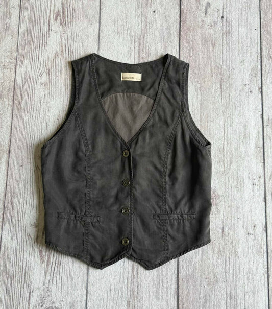 Button Up Tencel Vest