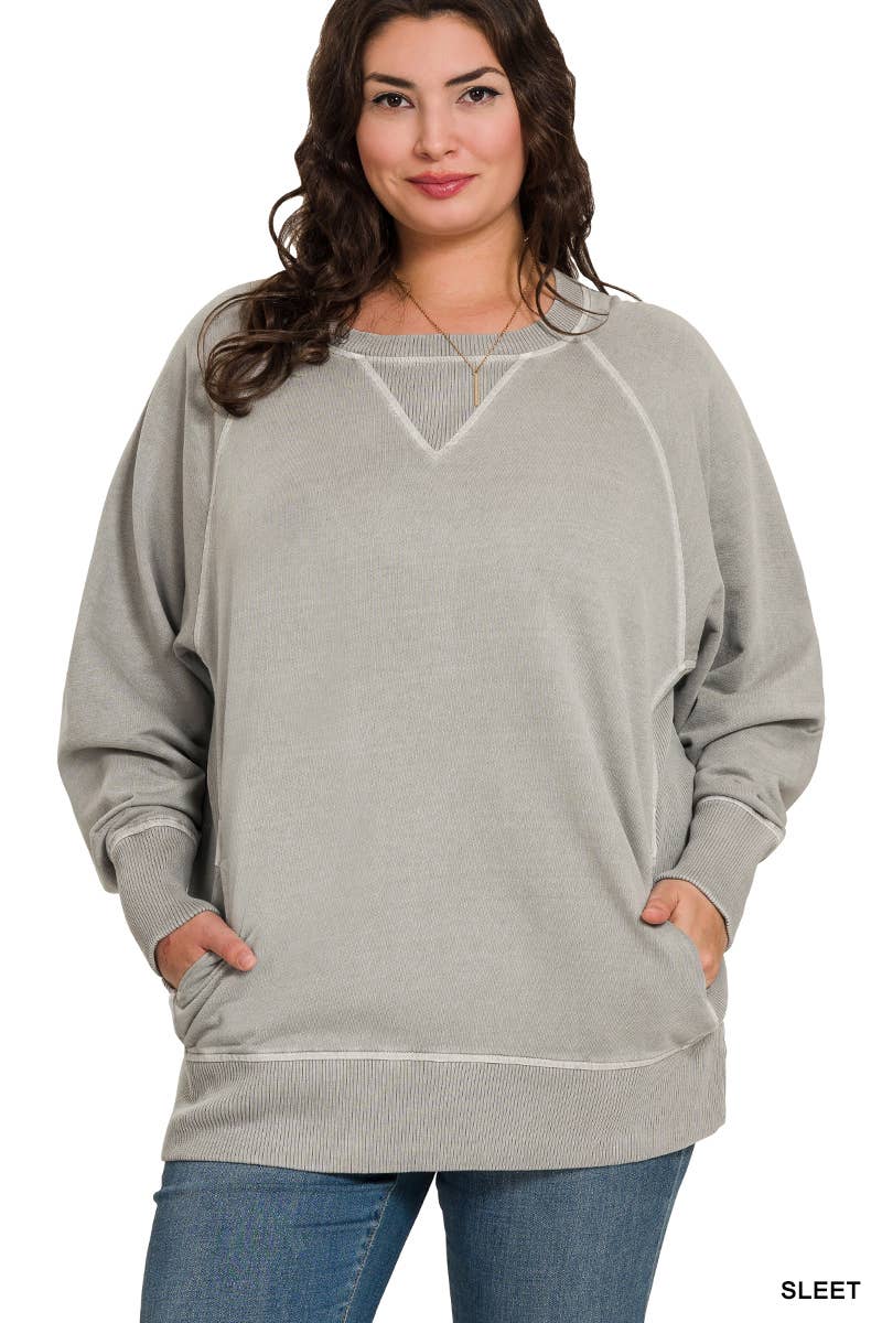 Plus French Terry Pullover