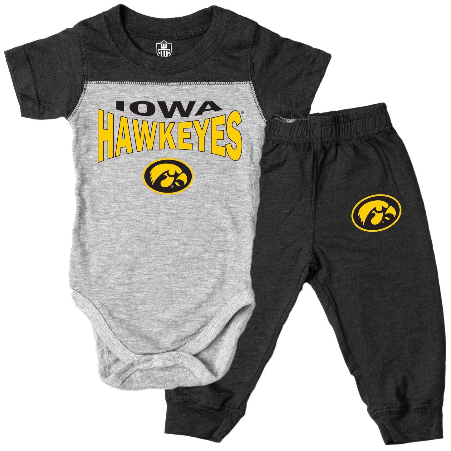 Iowa Hawkeyes Infant Hopper and Pant Set