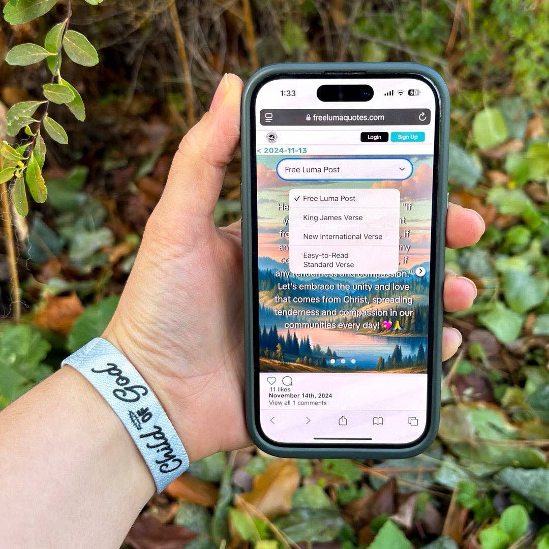 Child of God NFC Bible Verse Bracelet