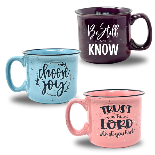 Inspirational & Religious 15 oz  Ceramic Camper Coffee Mug