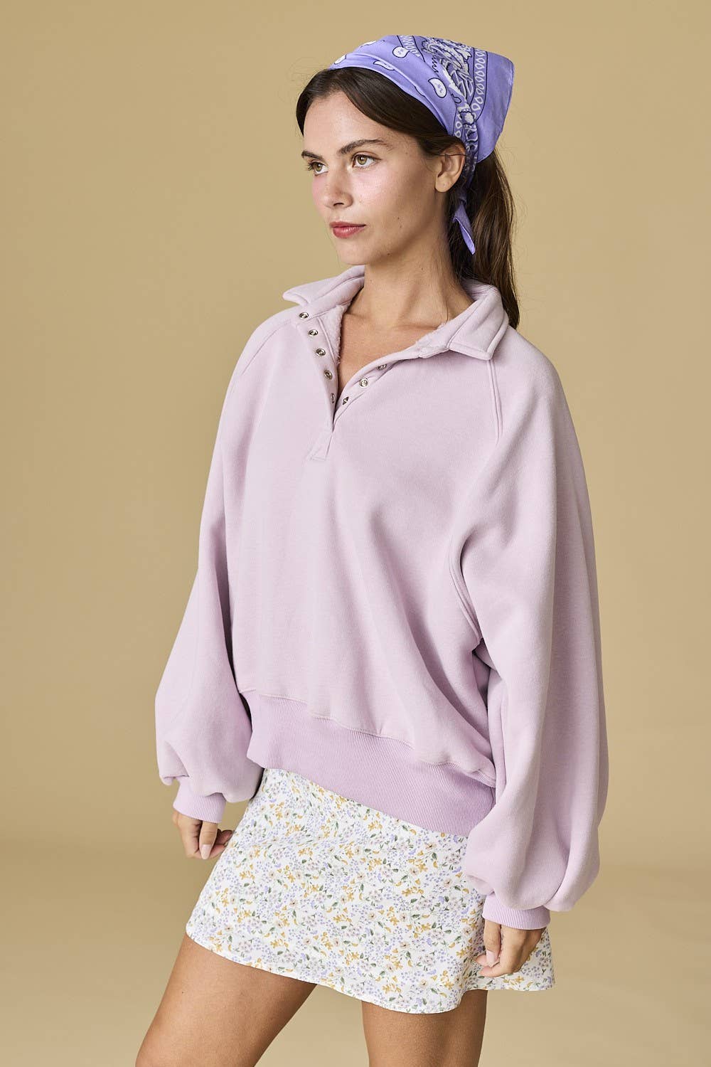 Piper Snap Button Collared Sweater