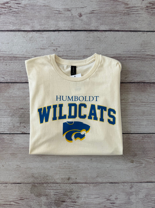 Beige Humboldt Wildcats T-Shirt