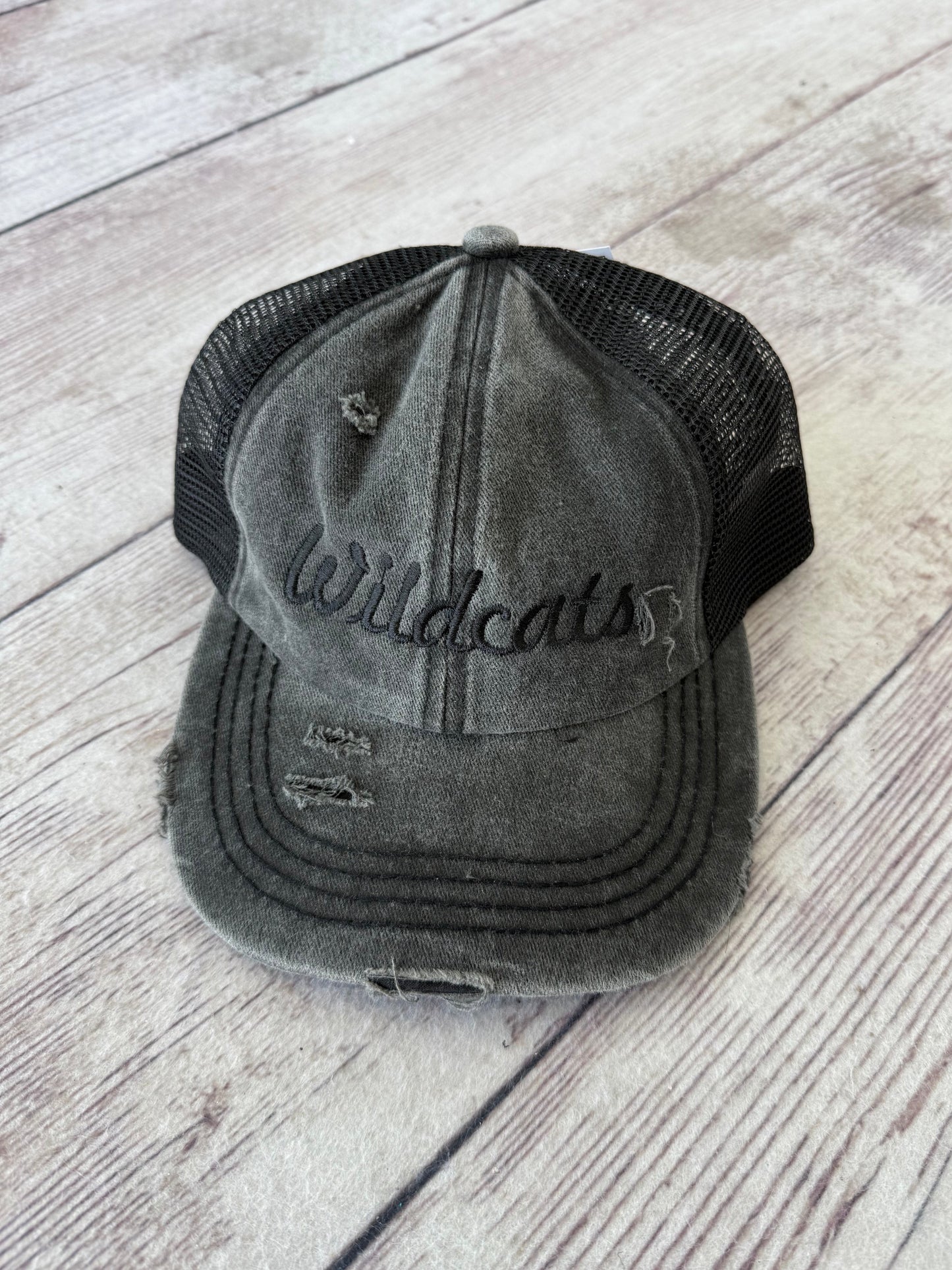 Black Wildcats Embroidered Hat