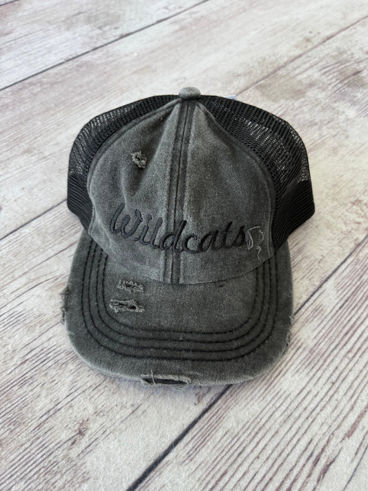 Black Wildcats Embroidered Hat
