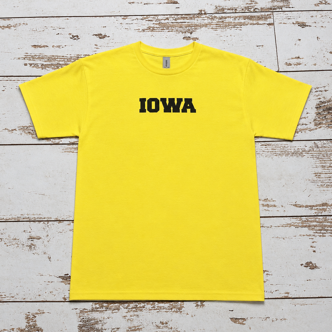 Yellow Iowa Tee