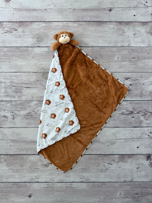 Brown Monkey Blanket