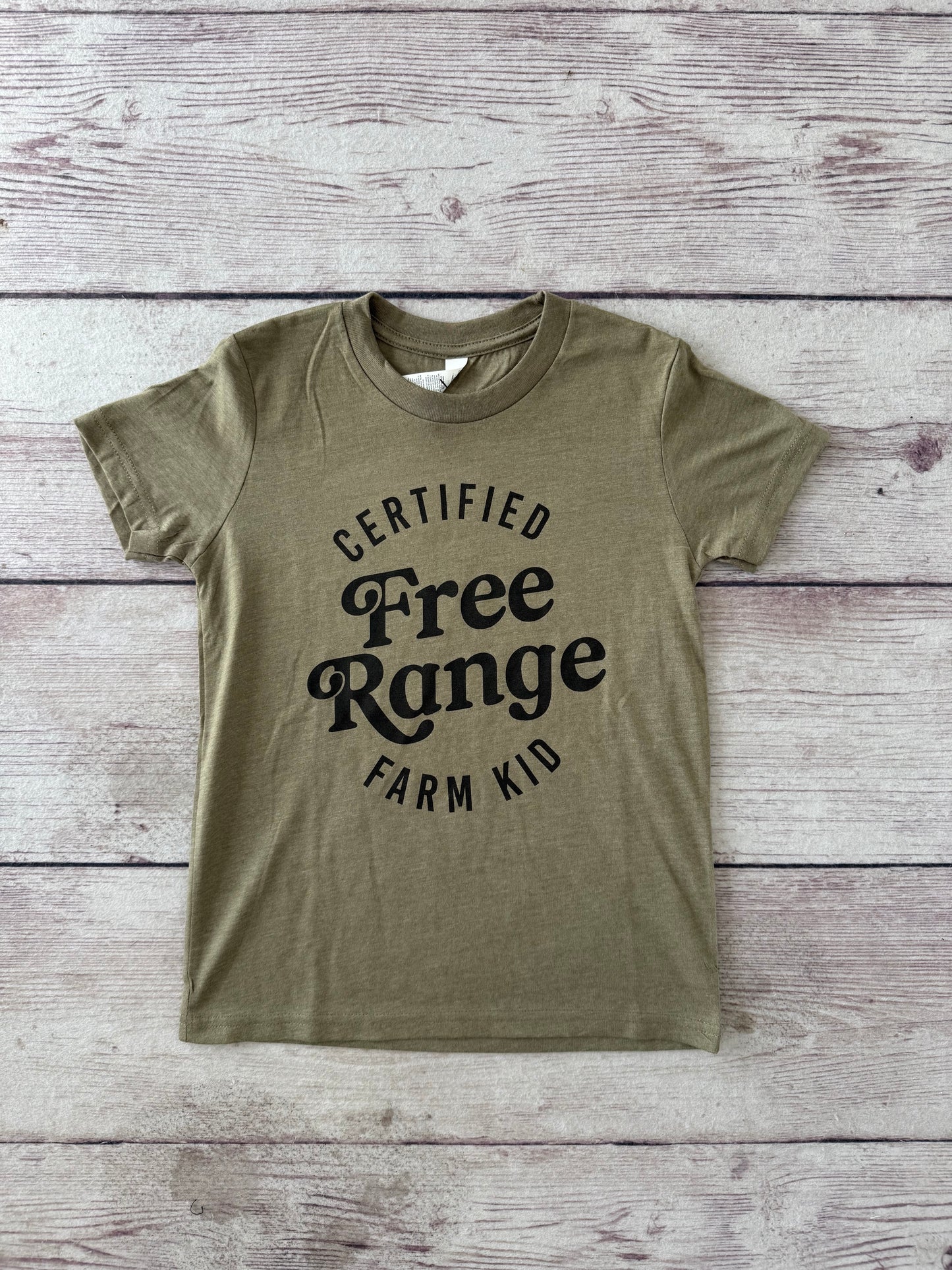 Youth Free Range Farm Kid T-Shirt