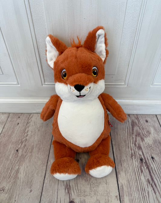 Fox with Personalized Embroidery