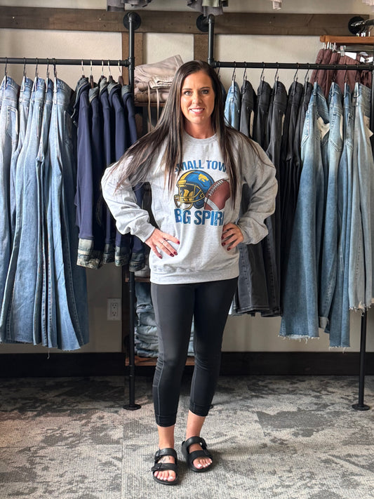 Small Town, Big Spirit Crewneck Youth & Adult