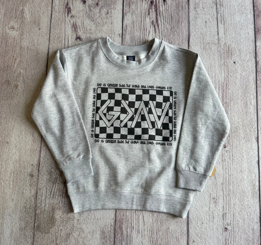 God Is Greater Youth Crewneck